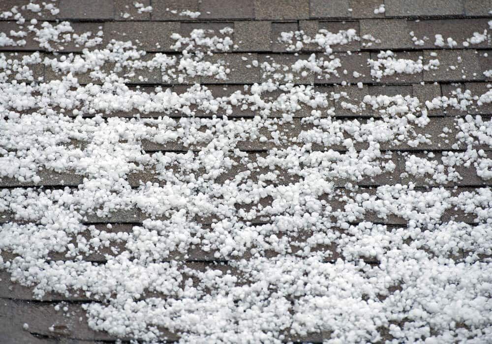 Hail Damaged Roof in New Orleans