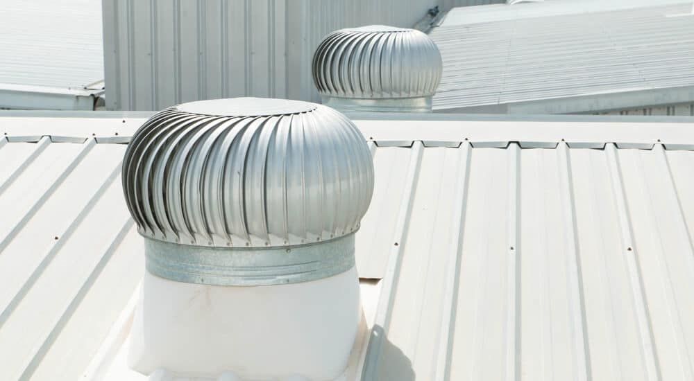 Commercial roofing ventilation