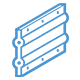 Icon rubber roofing icon