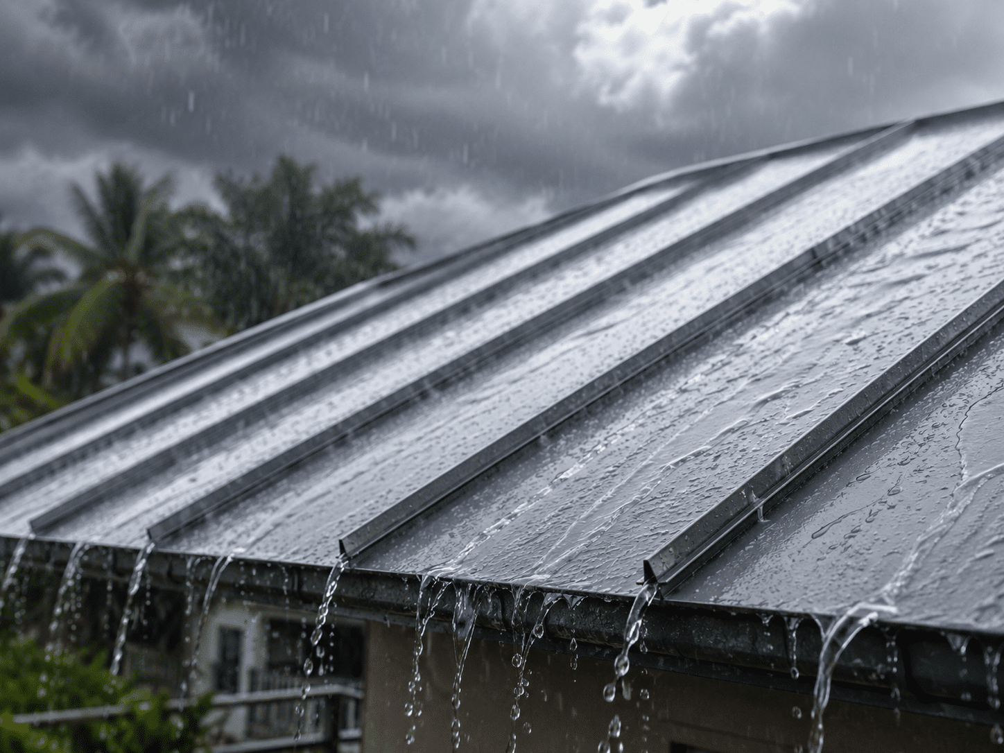 metal seam standing roof